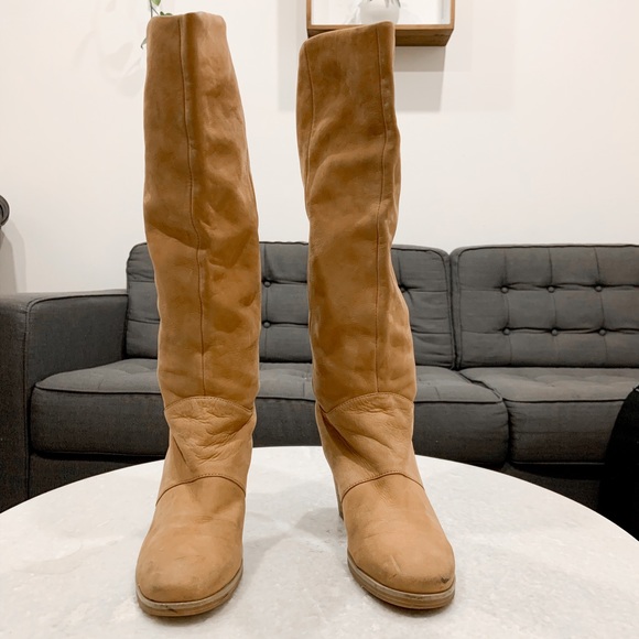 Tan Suede Aldo Boots - Picture 2 of 5